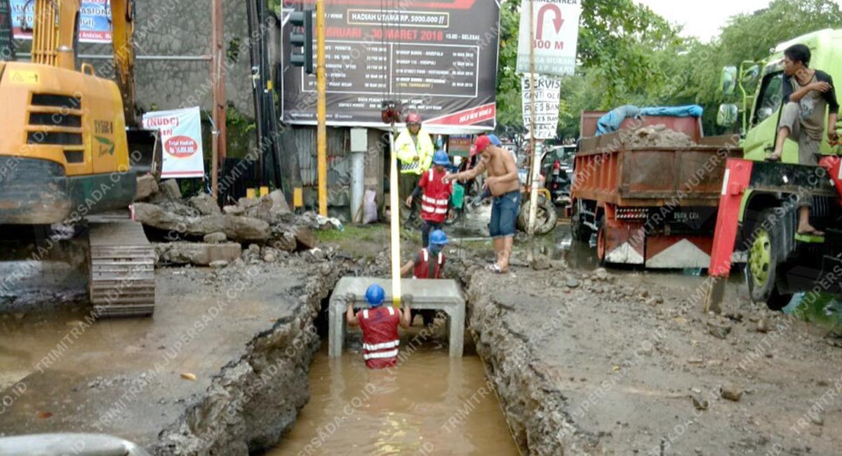 Project Saluran Drainase Box Culvert - Jl. Perintis Kemerdekaan (Depan UNHAS)
