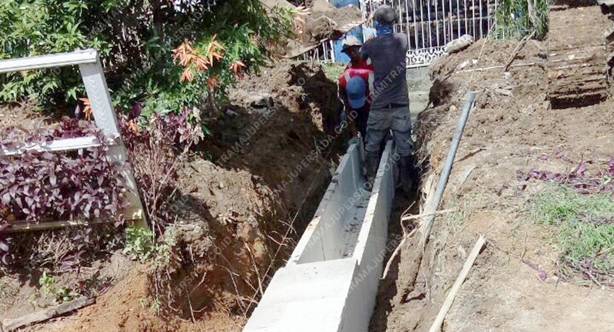 Project Saluran Drainase Depan UNISMUH Uditch & Cover Uditch