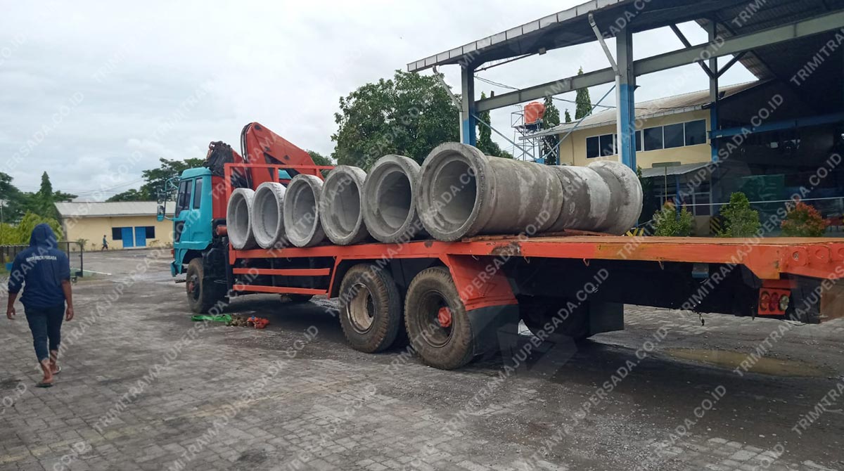 pengiriman pipa beton rcp ke seluruh sulawesi